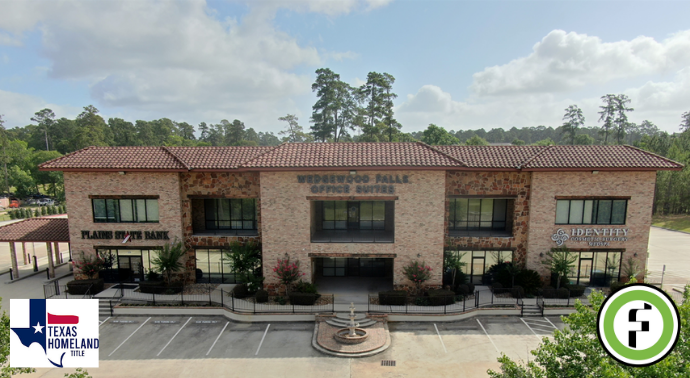 Title company lease in Conroe TX building at 5452 Hwy 105