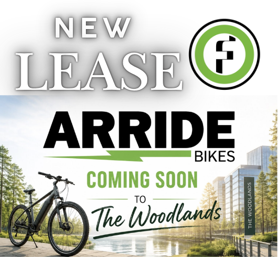 Arride Bikes new location at 26815 I-45 North in Spring, Texas.