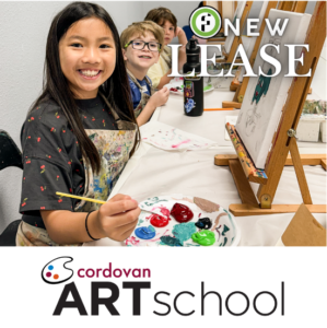 Cordovan Art School's new location at 24527 Gosling Road in Spring, Texas, leased with tenant representation by Foldetta Commercial.