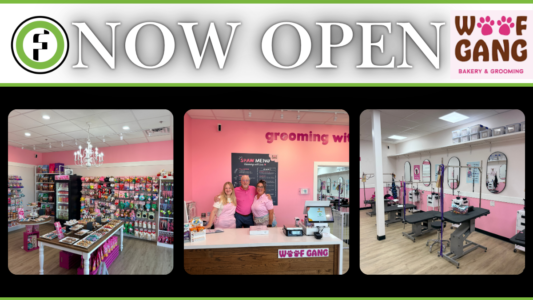 Woof Gang Bakery & Grooming Montgomery now open featuring retail store, staff and pet grooming stations in Montgomery TX